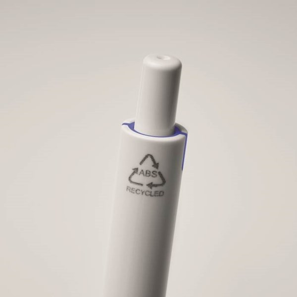 Obrázky: Bielo-modré pero z recyklovaného ABS, Obrázok 6
