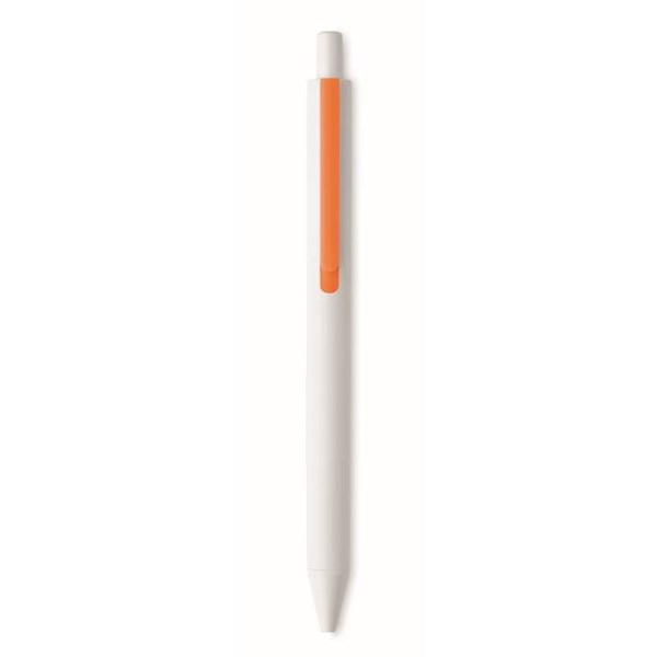 Obrázky: Bielo-oranžová pero z recyklovaného ABS, Obrázok 2