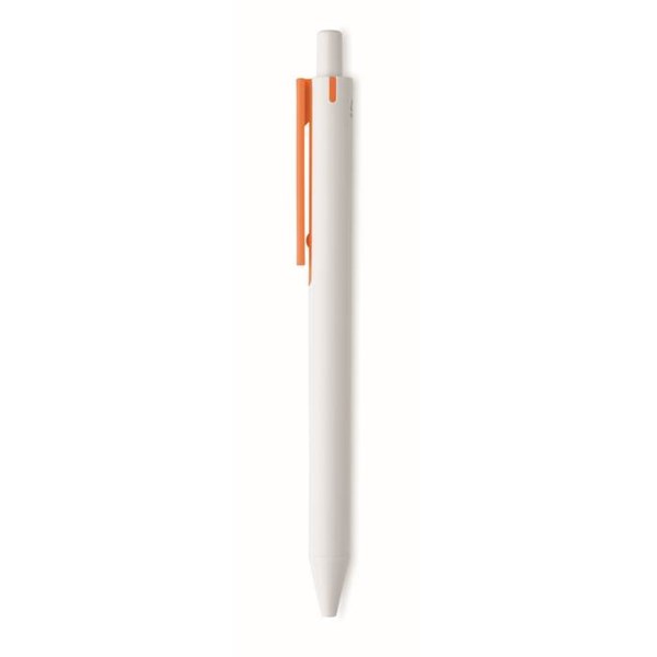 Obrázky: Bielo-oranžová pero z recyklovaného ABS, Obrázok 4