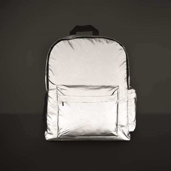 Obrázky: Vysoko reflexný ruksak 190T,priehradka na notebook, Obrázok 4