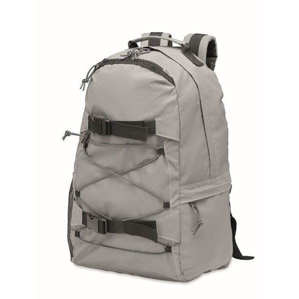 Obrázky: Reflexný ruksak s vreckom na notebook a šnúrkami, Obrázok 2