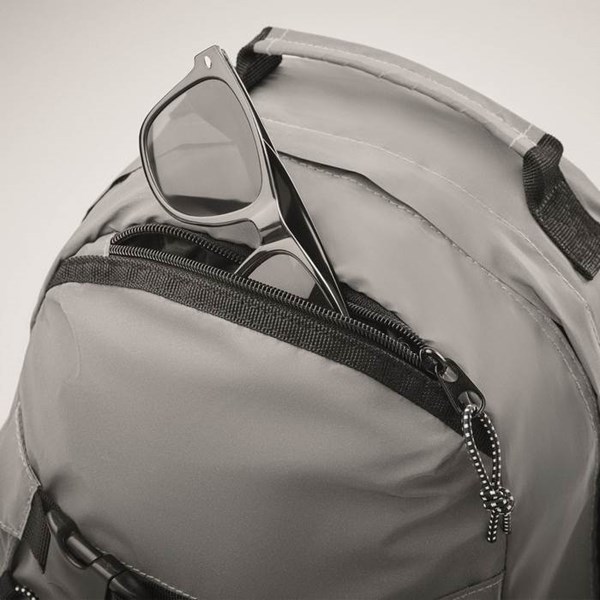 Obrázky: Reflexný ruksak s vreckom na notebook a šnúrkami, Obrázok 8