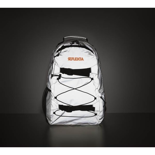 Obrázky: Reflexný ruksak s vreckom na notebook a šnúrkami, Obrázok 12