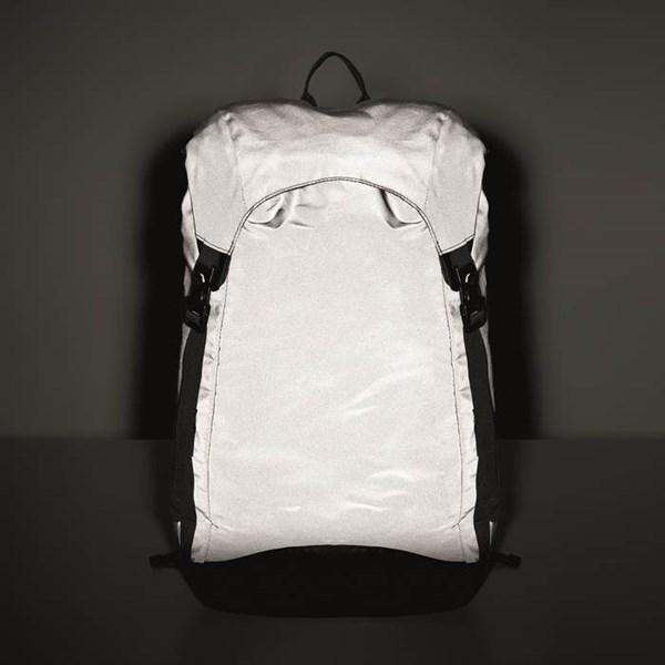 Obrázky: Čierny reflexný outdoorový ruksak, Obrázok 5