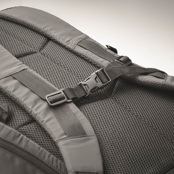 Obrázky: Čierny reflexný outdoorový ruksak, Obrázok 8