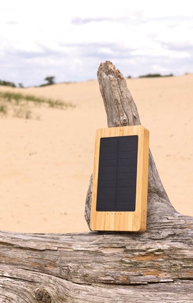 Obrázky: Solárna powerbanka Sunwick 10 000 mAh z bambusu, Obrázok 8