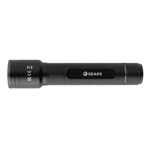 Obrázky: Veľká USB baterka Gear X z RCS recykl. hliník, Obrázok 2