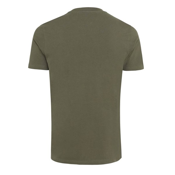 Obrázky: Unisex tričko Bryce, rec.bavlna, khaki XXXL, Obrázok 2