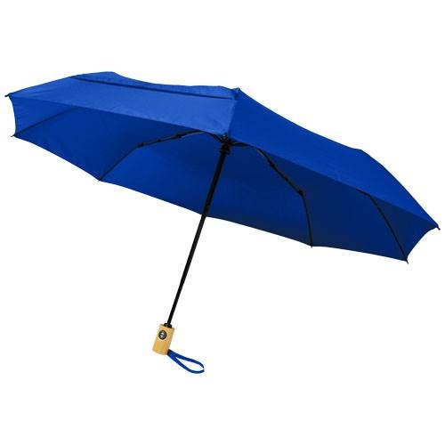 Obrázky: Automatický skladací dáždnik,rec. PET, kráľ.modrý, Obrázok 1