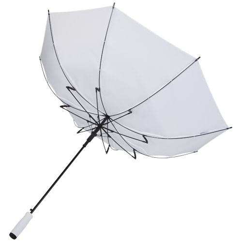 Obrázky: Biely automatický dáždnik z recykl. PET, Obrázok 4