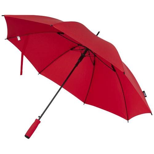 Obrázky: Červený automatický dáždnik z recykl. PET