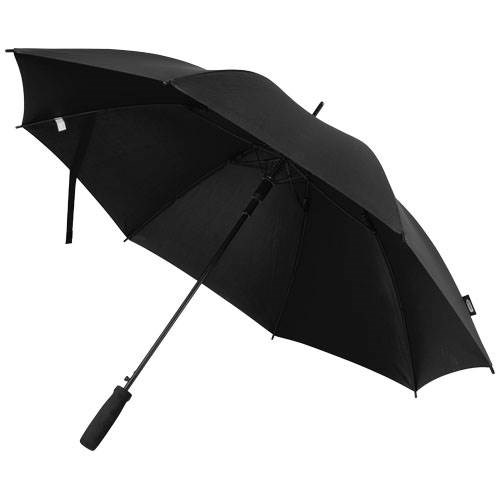 Obrázky: Čierna automatický dáždnik z recykl. PET