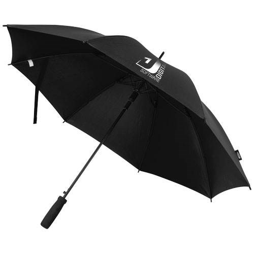 Obrázky: Čierna automatický dáždnik z recykl. PET, Obrázok 7
