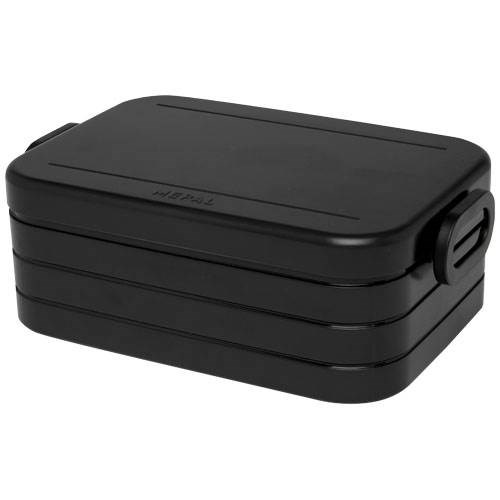 Obrázky: Stredný plastový obedový box uhľovo čierny, Obrázok 1