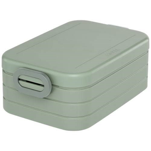 Obrázky: Stredný plastový obedový box vresovo zelený, Obrázok 2