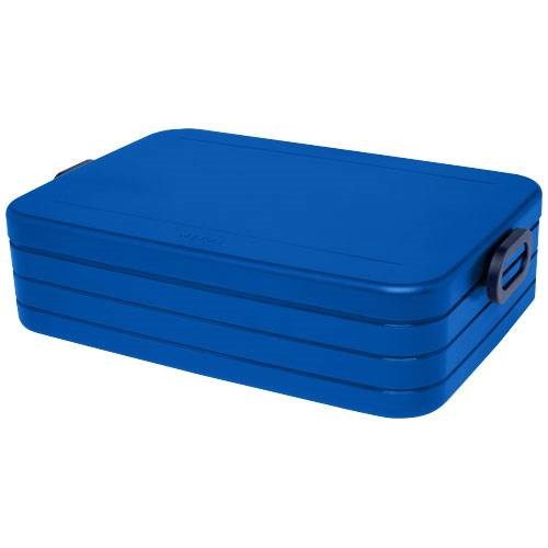 Obrázky: Veľký plastový obedový box kráľovsky modrý, Obrázok 1