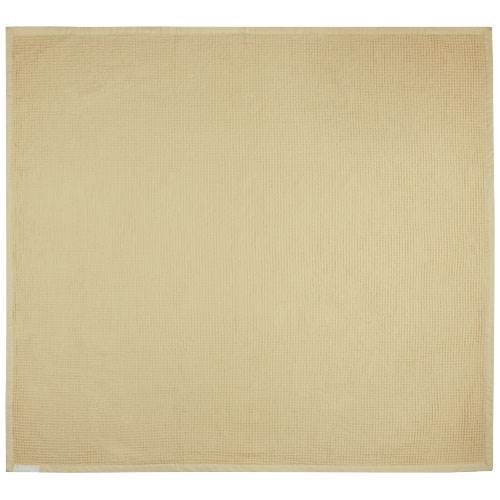 Obrázky: Bavlnená vaflová deka 150 × 140 cm, béžová, Obrázok 2