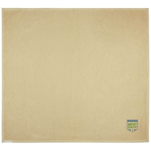 Obrázky: Bavlnená vaflová deka 150 × 140 cm, béžová, Obrázok 3