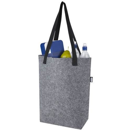 Obrázky: Nákupná taška 12l z recyklov. plsti, široké dno, Obrázok 4