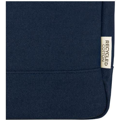 Obrázky: Modrý ruksak na notebook z recyk. plátna GRS, 15 l, Obrázok 3