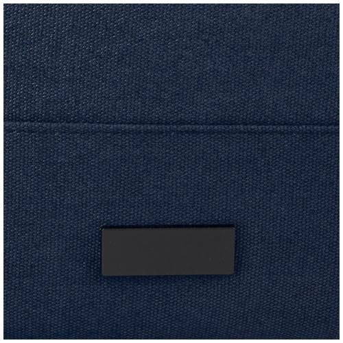 Obrázky: Modrý ruksak na notebook z recyk. plátna GRS, 15 l, Obrázok 6
