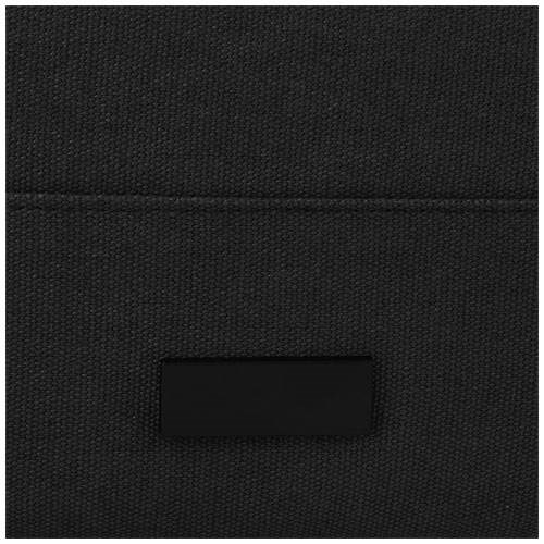 Obrázky: Čierny ruksak na notebook z recyk.plátna GRS, 15 l, Obrázok 6