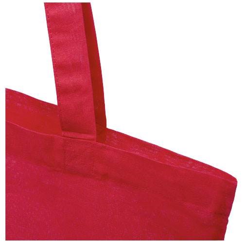Obrázky: Červená taška z GRS recyklovanej bavlny 140 g/m2, Obrázok 2