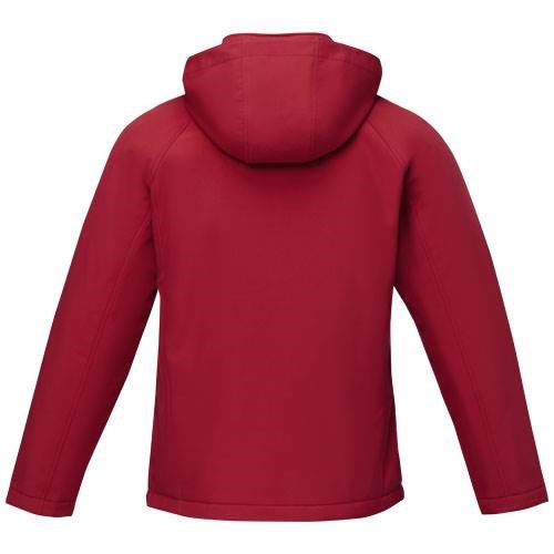 Obrázky: Pán. červená zateplená softshell. bunda Notus XXXL, Obrázok 2