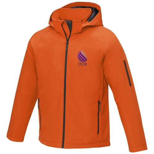 Obrázky: Pán. oranžová zateplená softshell. bunda Notus XS, Obrázok 5