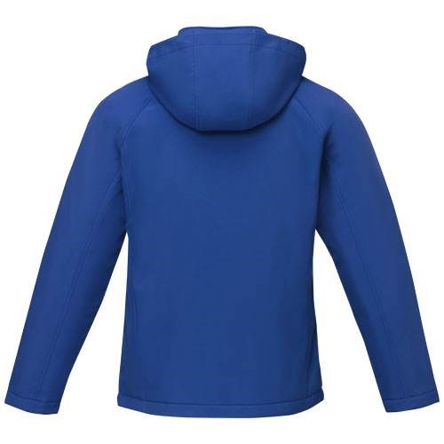 Obrázky: Pán. modrá zateplená softshellová bunda Notus XL, Obrázok 2