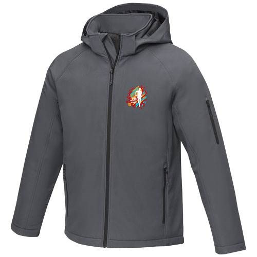 Obrázky: Pán.tmav.šedá zateplená softshell. bunda Notus 3XL, Obrázok 5