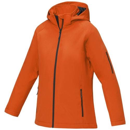 Obrázky: Dám.oranžová zateplená softshellová bunda Notus XL