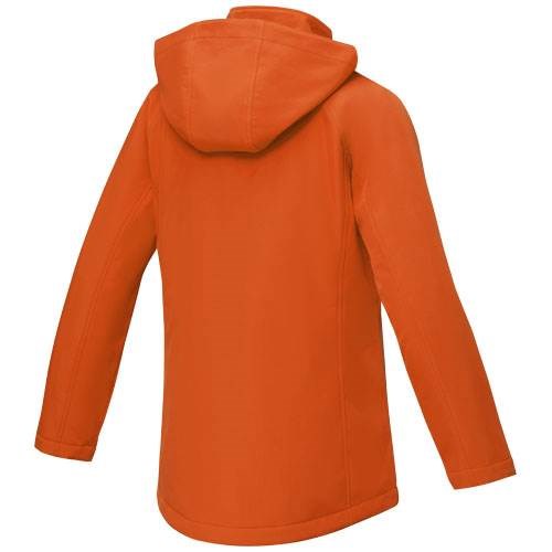 Obrázky: Dám.oranžová zateplená softshellová bunda Notus XS, Obrázok 3