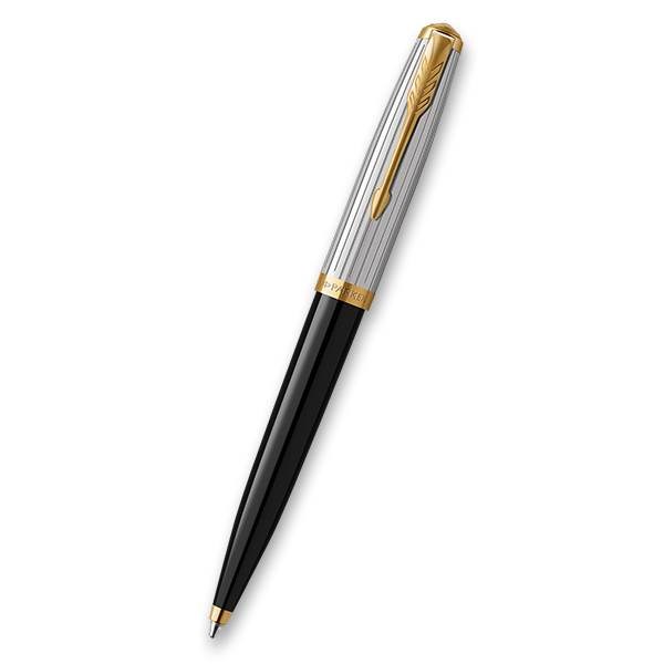 Obrázky: GP PARKER 51 Premium BlackGT+ čierne kožené puzdro, Obrázok 2