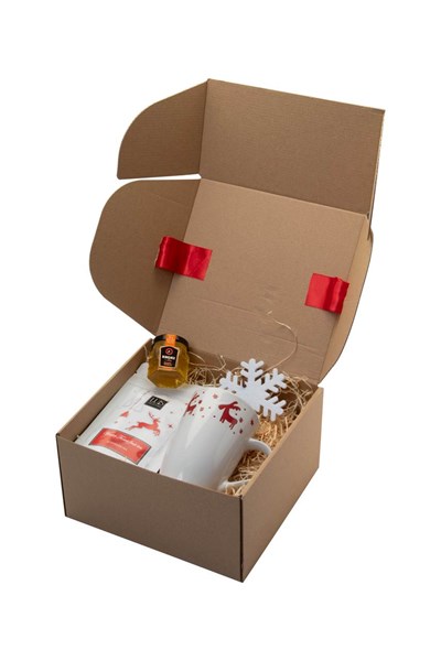 Obrázky: Vianočná darček. sada-čaj,hrnček,lesný med,ozdoba, Obrázok 3
