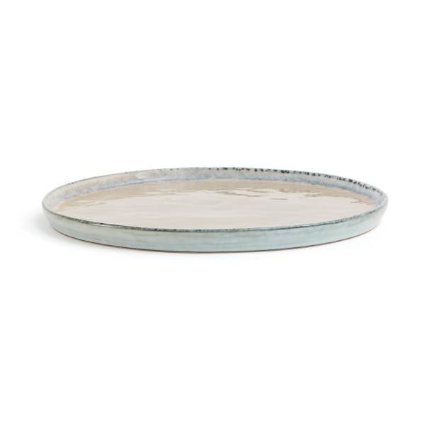 Obrázky: Béžový kameninový tanier 26,5 cm, sada 2 ks, Obrázok 2