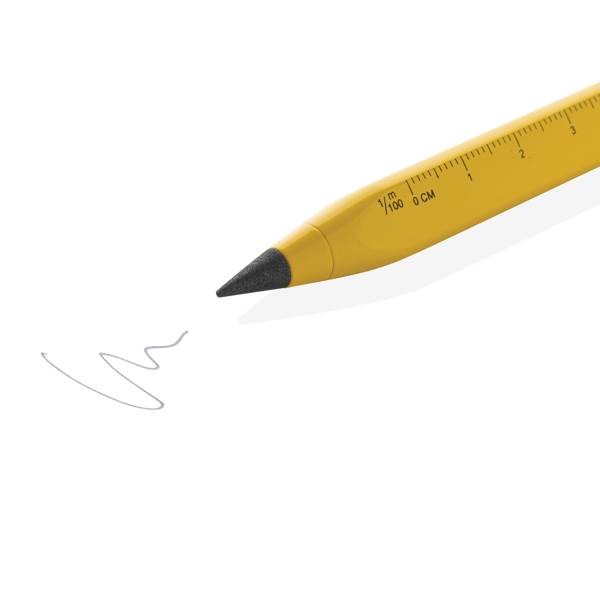 Obrázky: Nekonečná viacúčelová ceruzka z rec.hliníka, žltá, Obrázok 6