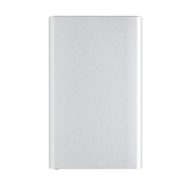 Obrázky: Strieb. powerbanka 4000mAh z rec.plastu a hliníka, Obrázok 4