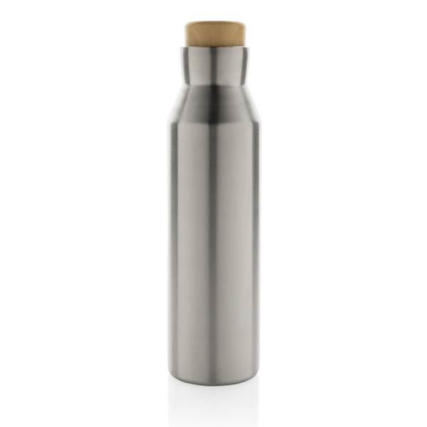 Obrázky: Strieborná termofľaša  Gaia 600 ml, rec.nerez oceľ