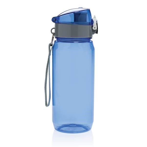 Obrázky: Modrá uzamykateľná fľaša na vodu Yide 600ml RPET, Obrázok 3