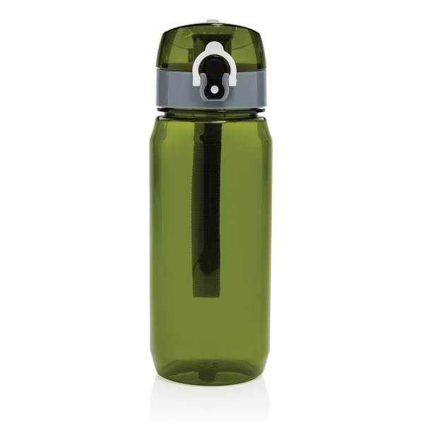 Obrázky: Zelená uzamykateľná fľaša na vodu Yide 600ml RPET, Obrázok 2