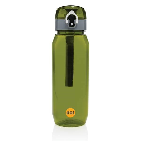 Obrázky: Zelená uzamykateľná fľaša na vodu Yide 800ml RPET, Obrázok 6