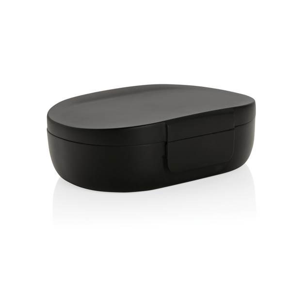 Obrázky: Obedový box Avira Atlas 700ml, rec.plast, čierny, Obrázok 3