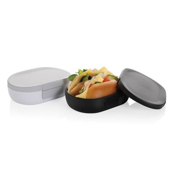 Obrázky: Obedový box Avira Atlas 700ml, rec.plast, čierny, Obrázok 8