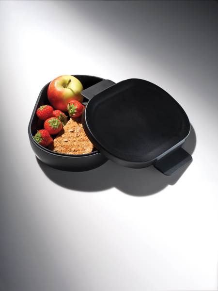 Obrázky: Obedový box Avira Atlas 700ml, rec.plast, čierny, Obrázok 9