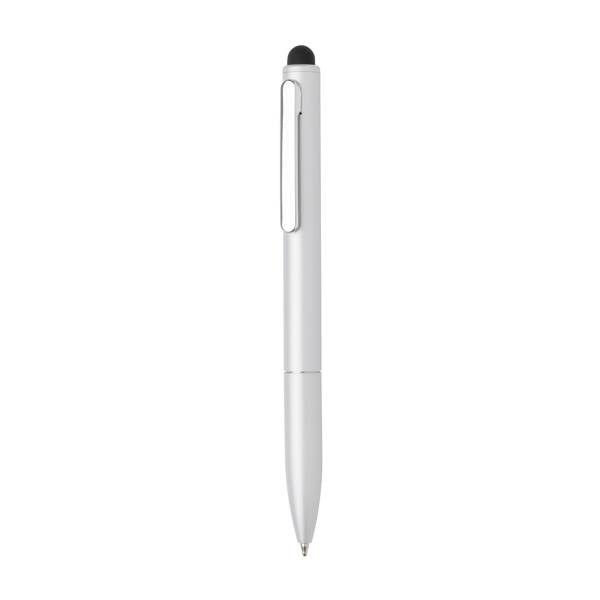 Obrázky: Strieborné pero so stylusom, RCS recykl.hliník