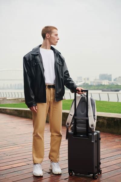 Obrázky: Nedobytný ruksak Bobby Soft, béžový, Obrázok 17