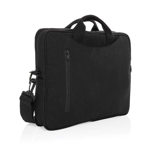 Obrázky: Čierna taška na 15,4" notebook Laluka ,rec.bavlna