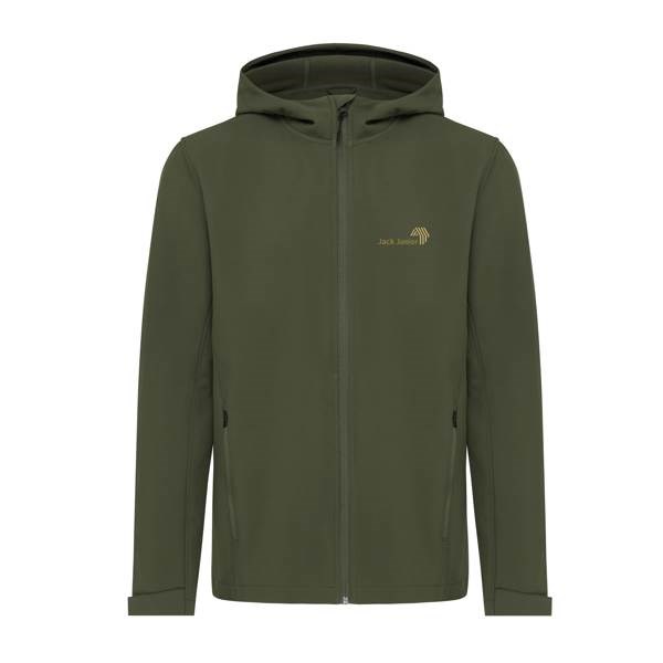 Obrázky: Pán.softshell bunda Makalu z rec. PES, khaki L, Obrázok 9