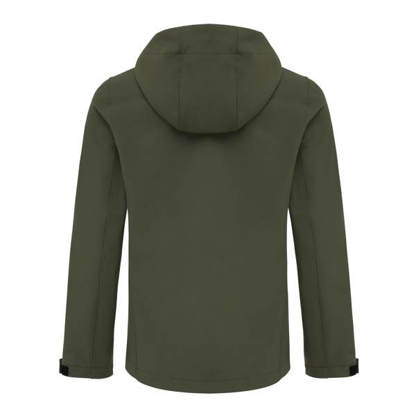 Obrázky: Dám. softshell bunda Makalu z rec. PES, khaki L, Obrázok 2